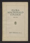 Flora Macdonald College catalogue 1920-21